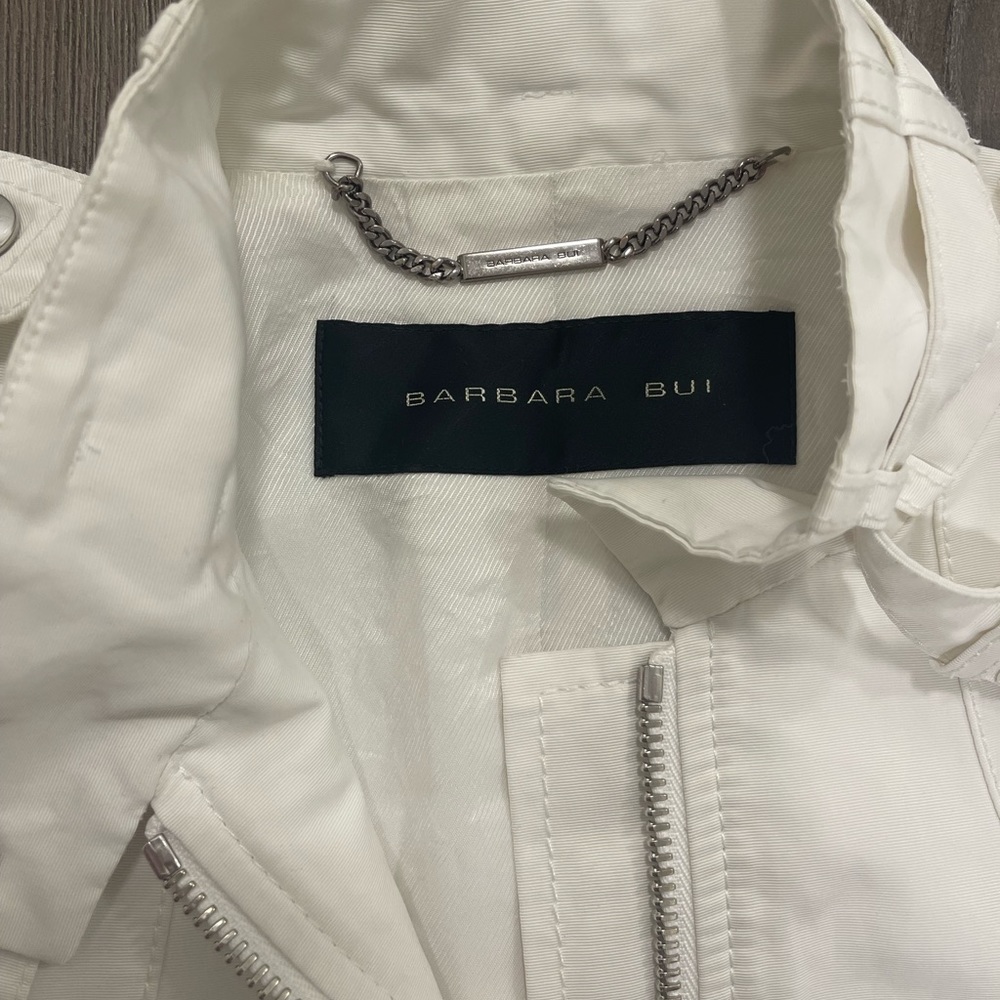Barbara Bui light white coat. - Picture 2 of 10